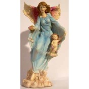 Angel In Blue Dress Figurine