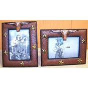 Longhorn 4X6 Photo Frame, 2 Asst.