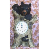 Bear Clock, 11 3/4"X7"