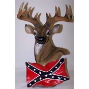 Deer Head /Rebel Flag Figurine