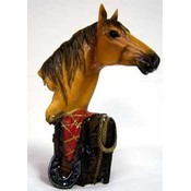 Horse Bust, W/ Bandana