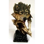 Wolf Bust Figurine