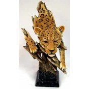 Leopard Bust, 16"X9" Figurine