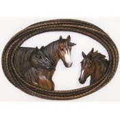 Horses And Rope Figurine