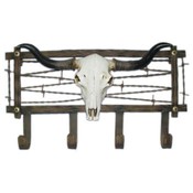 COW SKULL WALL HOOKS