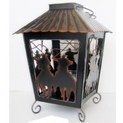 METAL COWBOY LANTERN