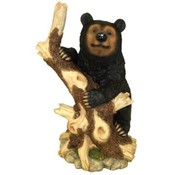 BEAR BY TREE FIGURINE