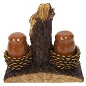 Pine Cone Salt and Pepper Shaker Set