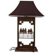 Metal Western Desk Lamp W/ Shade, 27''