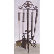 Metal Star Fireplace