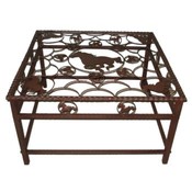 METAL HORSE END TABLE