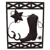 Cowboy Metal Wall Art