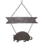 Armadillo Welcome Sign