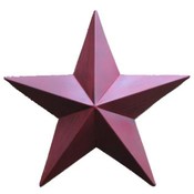 Red Metal Star 11.5"