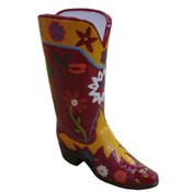 Ceramic 14" Red Boot