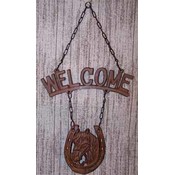 Horse / Horseshoe Welcome Sign