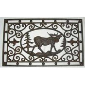 24.5"X14.5" Lone Moose Door Mat