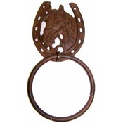 Cast Iron Horse/ Horseshoe Towel Holder