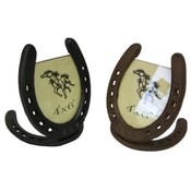 Cast Iron Horse Shoe 4x6 photo frame