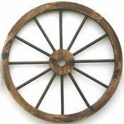31.5"X1"  Wood Wagon Wheel