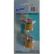 2 pack 20mm Luggage padlocks