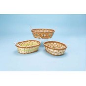 Wicker Basket With Handles Oval