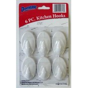 6 pcs Adhesive Hooks