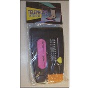 Telephone Index with attached Pen