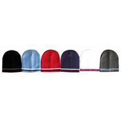 Stripe Short Beanie For Junior