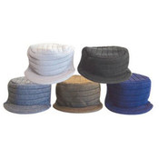 Flat-Top Knit Hat