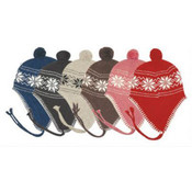 Ear Cover Knit Hat - Junior