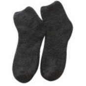 Black Soft Yarn Socks