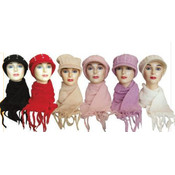 Knit Hat And Scarf Set