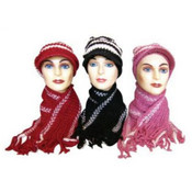 Knit Hat And Scarf Set