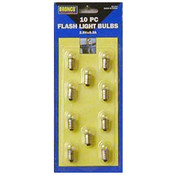 10 Piece Flash Light Bulbs 2.5 Volt
