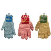 Cotton Knit Gloves 3 Assorted  Colors