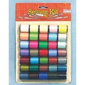 35 Piece Sewing Thread Assorted Colors