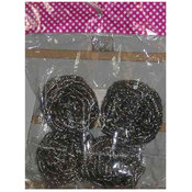 4 Piece Steel Scouring Pad Heavy Duty Quality