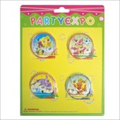 Pin Ball Game X4* Assorted Colors + Styles