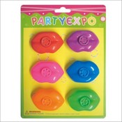 Lip Shape Whistle X6* Assorted Colors + Styles