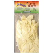 10Pk Latex Gloves Small Disposable