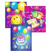 XL Birthday Gift Bags-3Assorted Styles