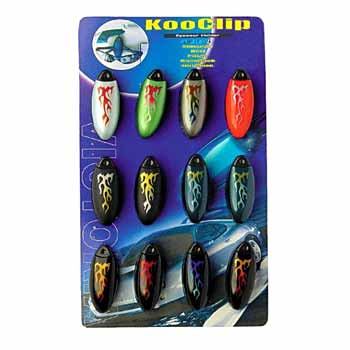 25 Clipholder-12 Pack Display Visor Clips