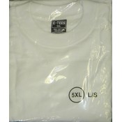 Mens White Long Sleeve T-Shirts