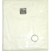 5 XL Mens White Cotton Tee Shirt