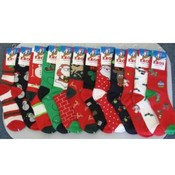 Adult and Children's Christmas Socks
