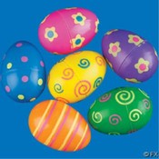 Bright Plastic Easter Eggs
