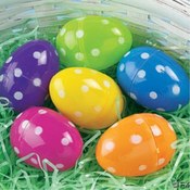 Polka Dot Easter Eggs