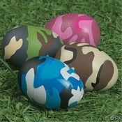 Camouflage Easter Eggs