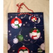Gift Bag - Snowman Ornaments